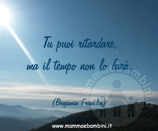 frase sul ritardare