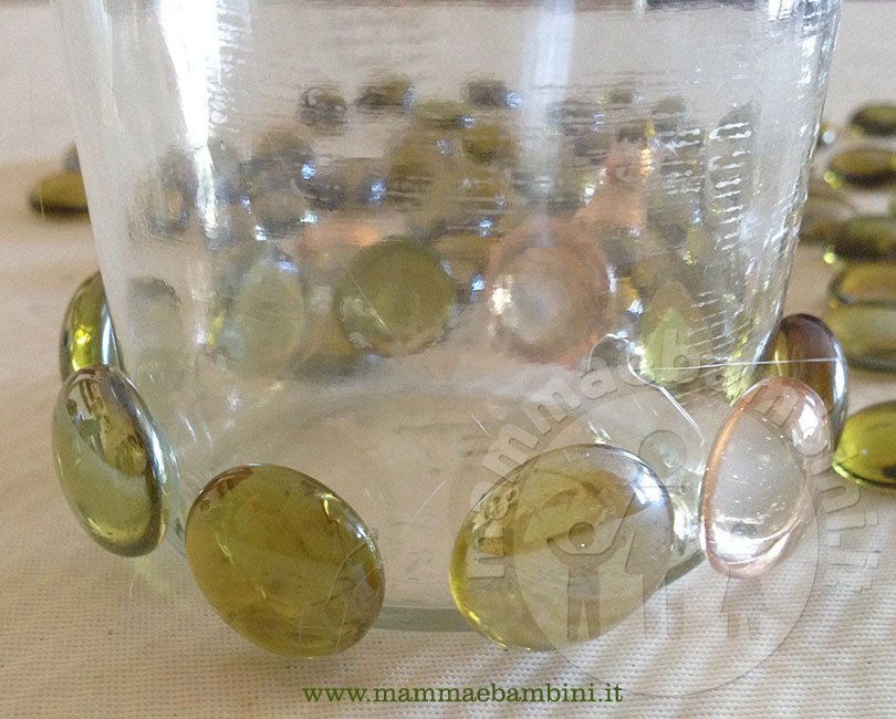vasi decorativi con sassi vetro 12