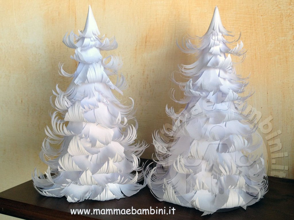 Come realizzare albero di Natale 3D con la carta - Mamma e Bambini