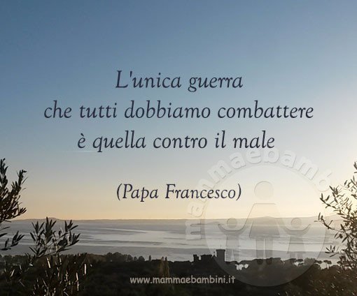 frase combattere il male