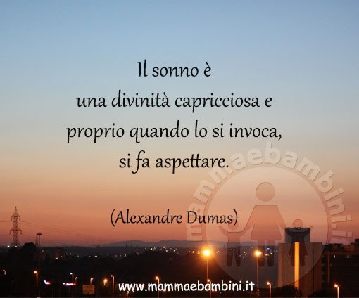 frase sul sonno