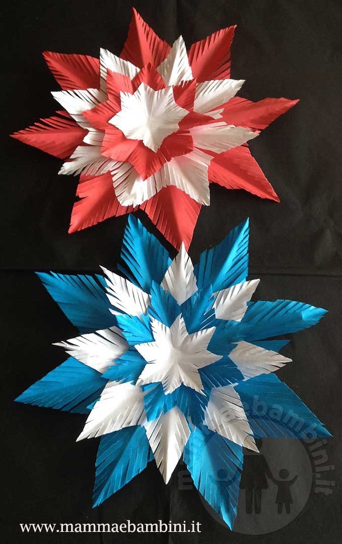 Come realizzare stelle di Natale di carta 16 stella natale di carta 04