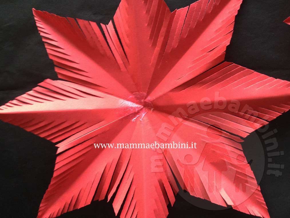 Come realizzare stelle di Natale di carta 14 stella natale di carta 06