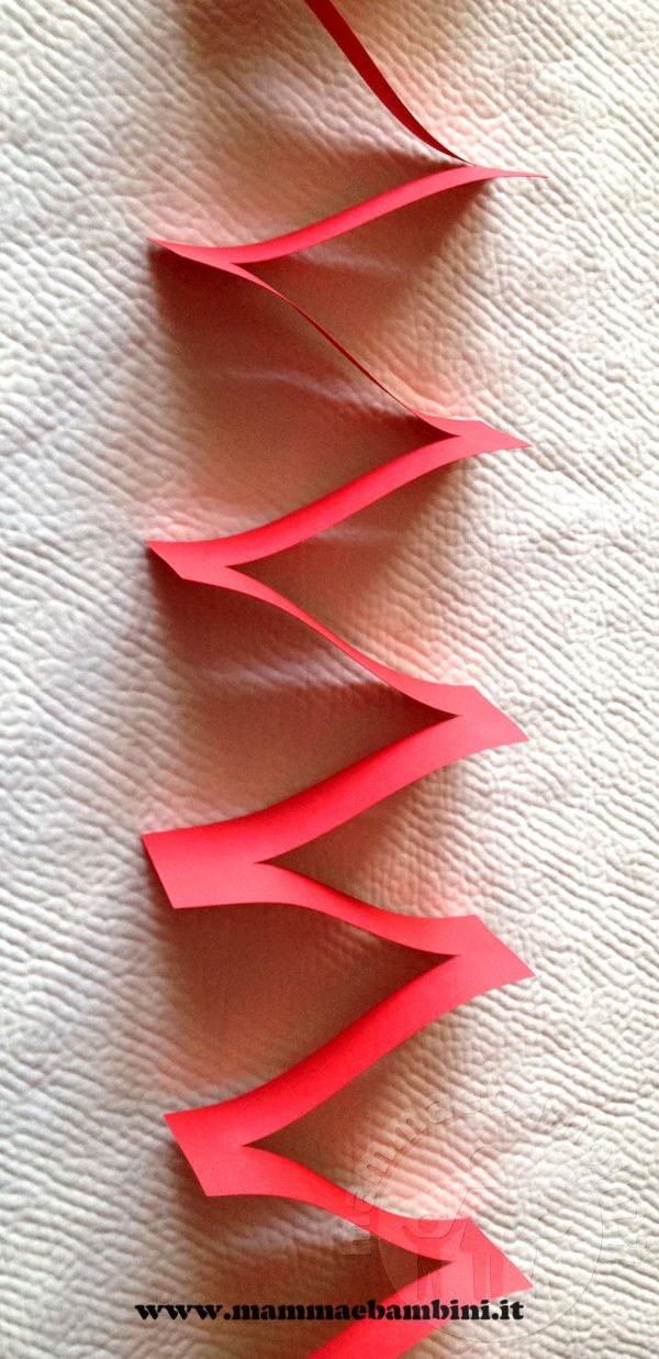 Addobbi Di Carta Zig Zag Fai Da Te - Mamma E Bambini - Foto 9