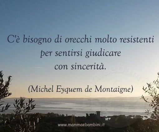 frase giudicare con sincerita