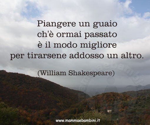 frase piangere un giuaio passato