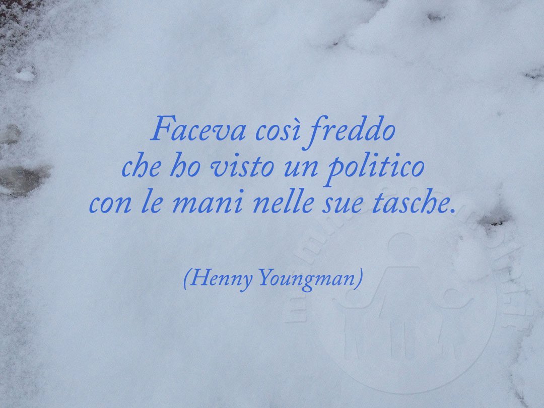 frase sul freddo