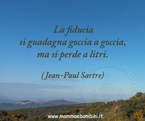 frase guadagnare fiducia