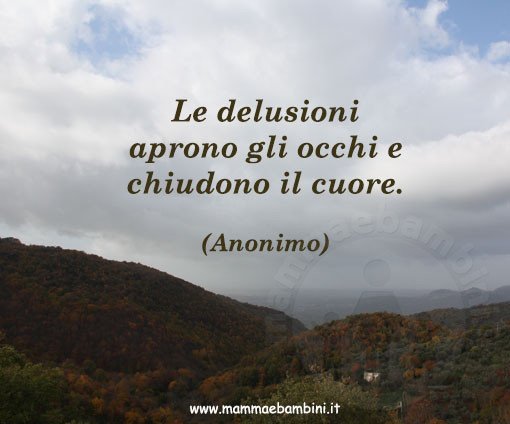 frase sulle delusioni