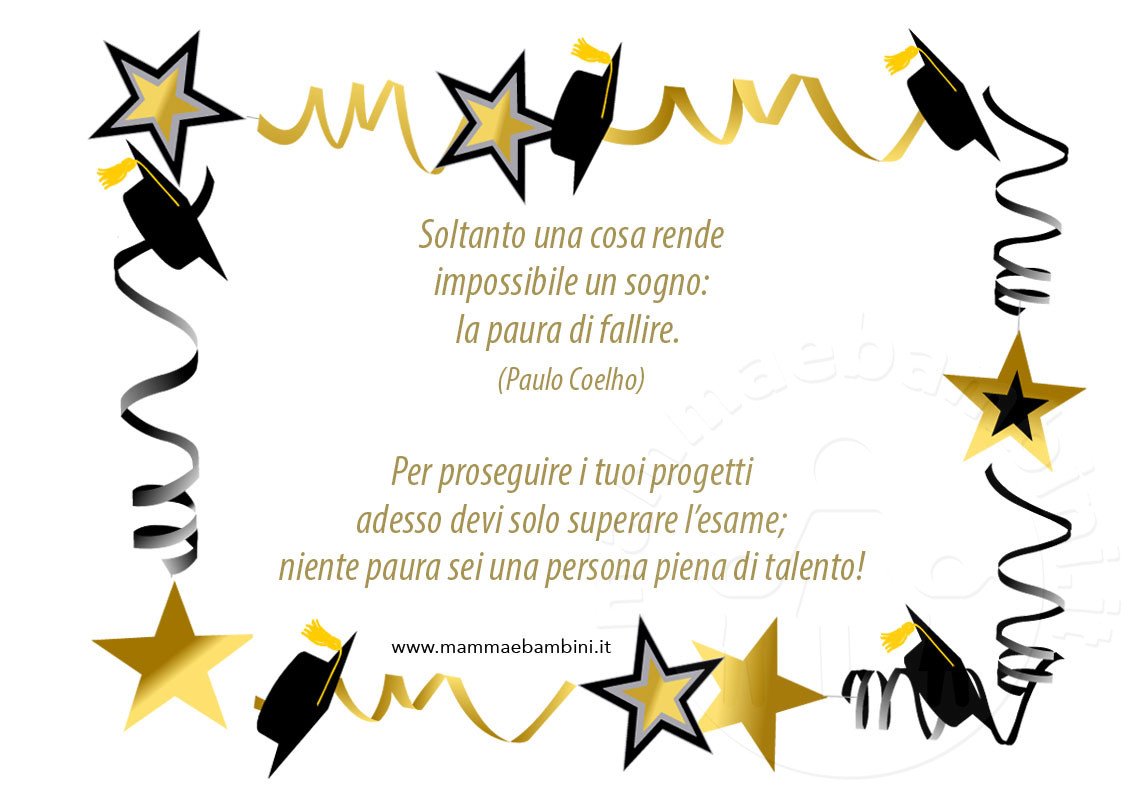 Frase sugli esami da stampare 1 frase superare esami