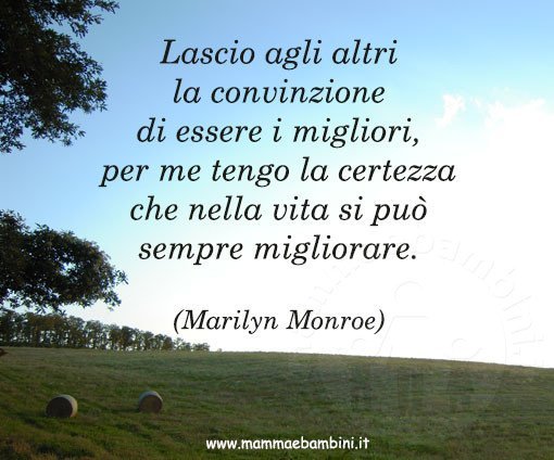 frase migliorare