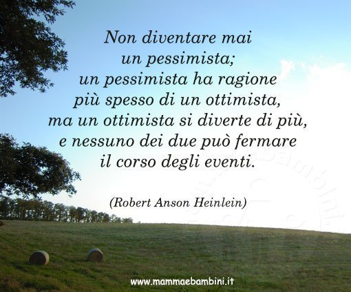 frase non essere pessimista