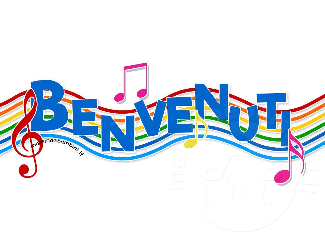 Cartellone con scritta Benvenuti 1 cartellone accoglienza benvenuti