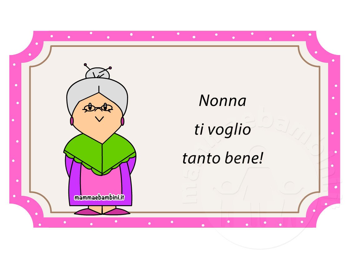 nonna ti voglio tanto bene