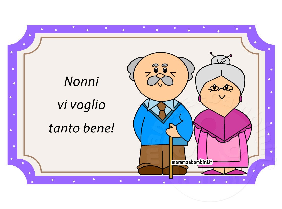 nonni vi voglio bene