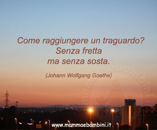 frase raggiungere traguardo