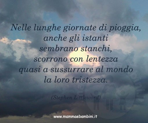 frase pioggia