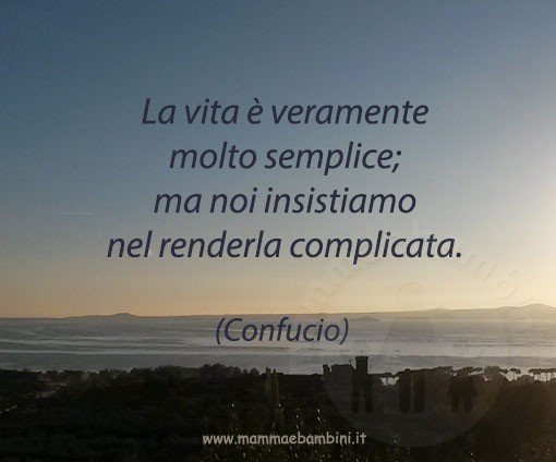 frase vita semplice