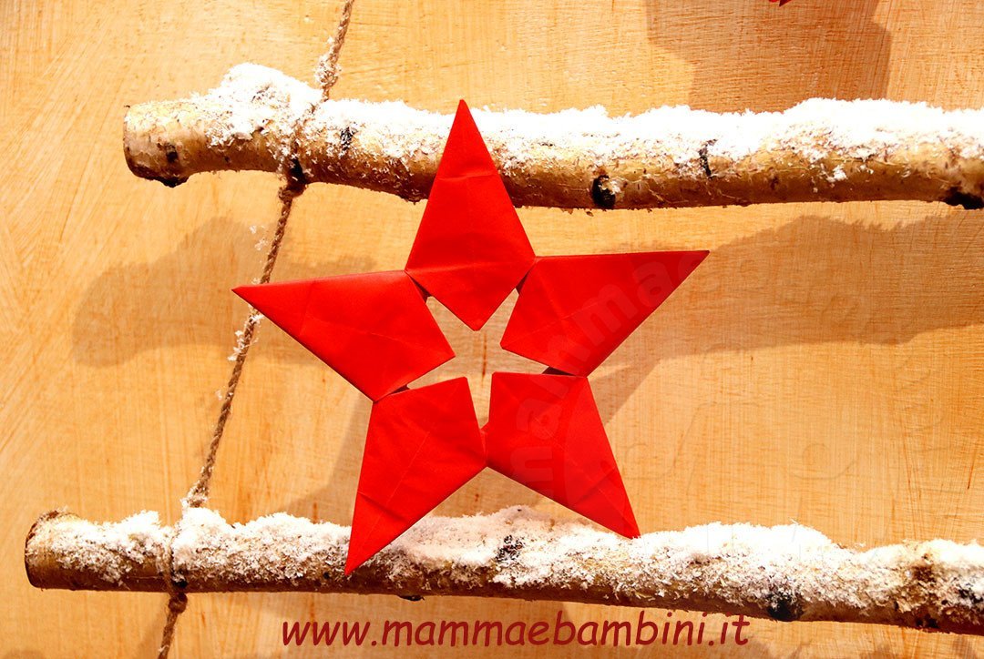 Video Stella di Natale 2 stella natale carta 5 punte 00