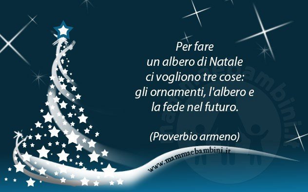 frase albero natale