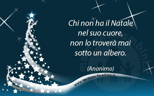 frase natale albero