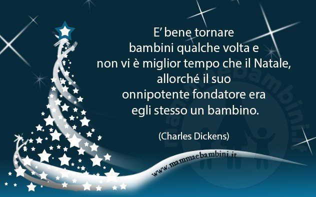 frase natale tornare bambini