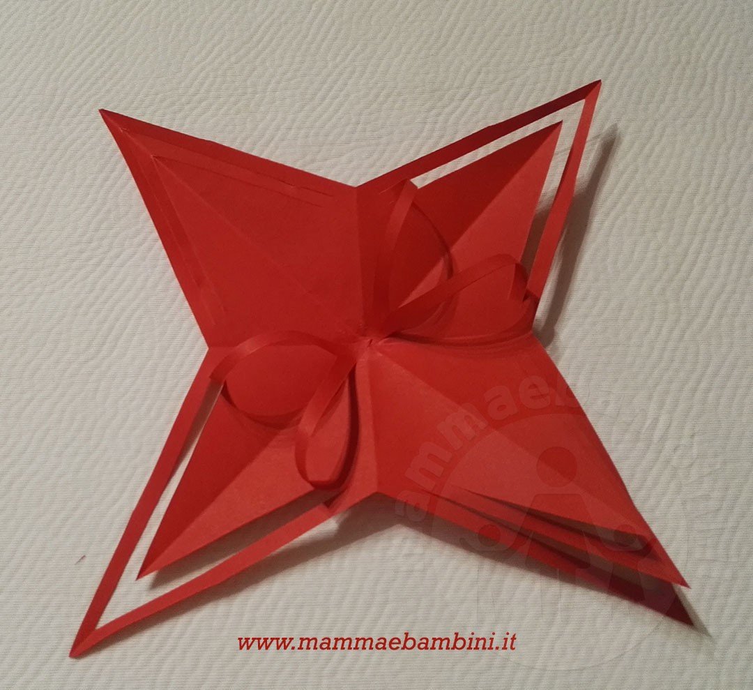 tutorial stella di natale 3d rossa 18