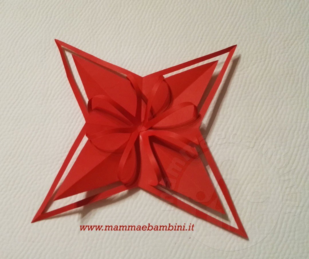 tutorial stella di natale 3d rossa 19