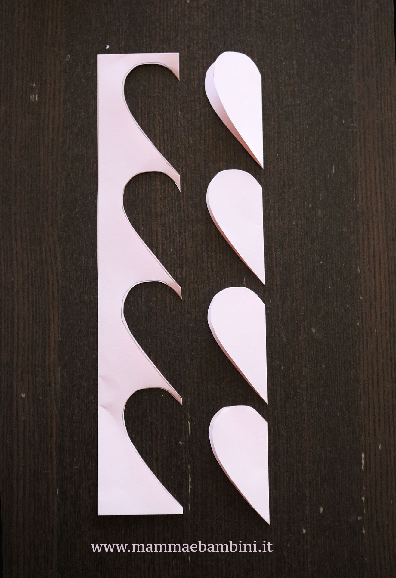 Decorazioni da appendere con cuori 3D 6 Cuori 04