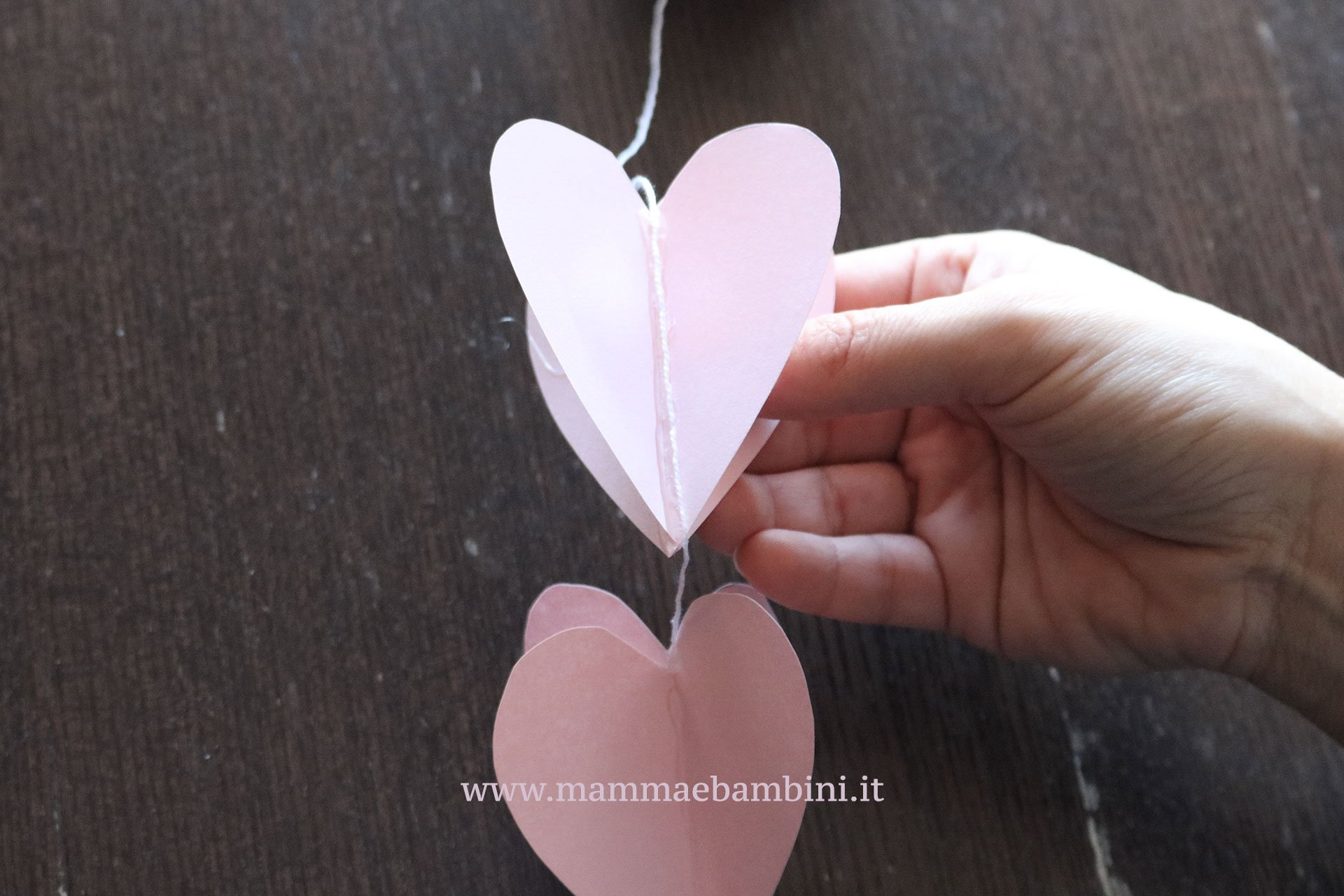Decorazioni da appendere con cuori 3D 12 Cuori 10