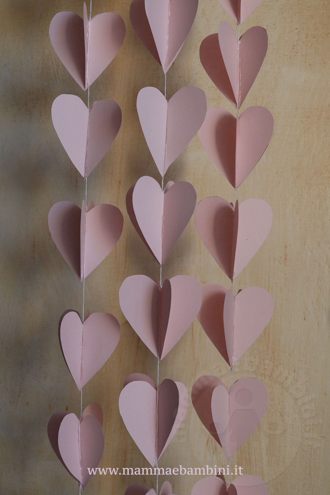 Decorazioni da appendere con cuori 3D 1 Decorazioni da appendere con cuori 3D