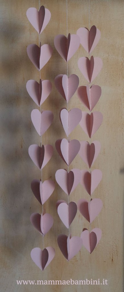 Decorazioni da appendere con cuori 3D 2 Cuori 15