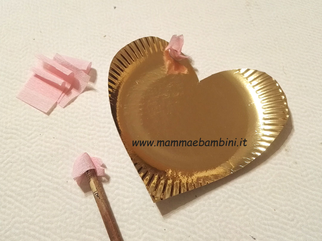 Sacchetto di carta Kraft per lo Shopping al dettaglio di San Valentino a prezzo
