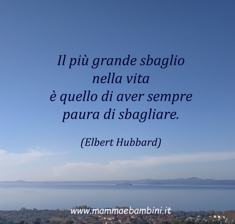 frase-sbagliare – Mamma e Bambini