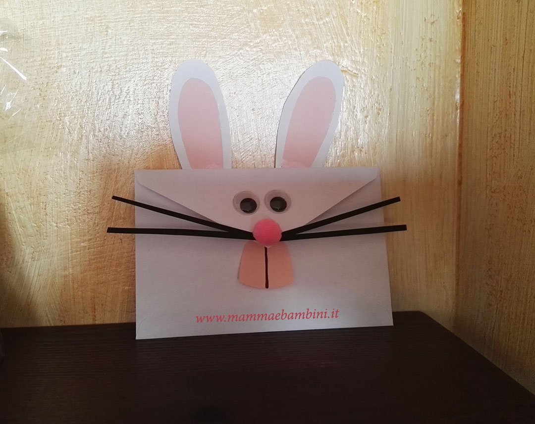 Coniglio con busta da lettere 11 biglietto pasqua a forma coniglio 19