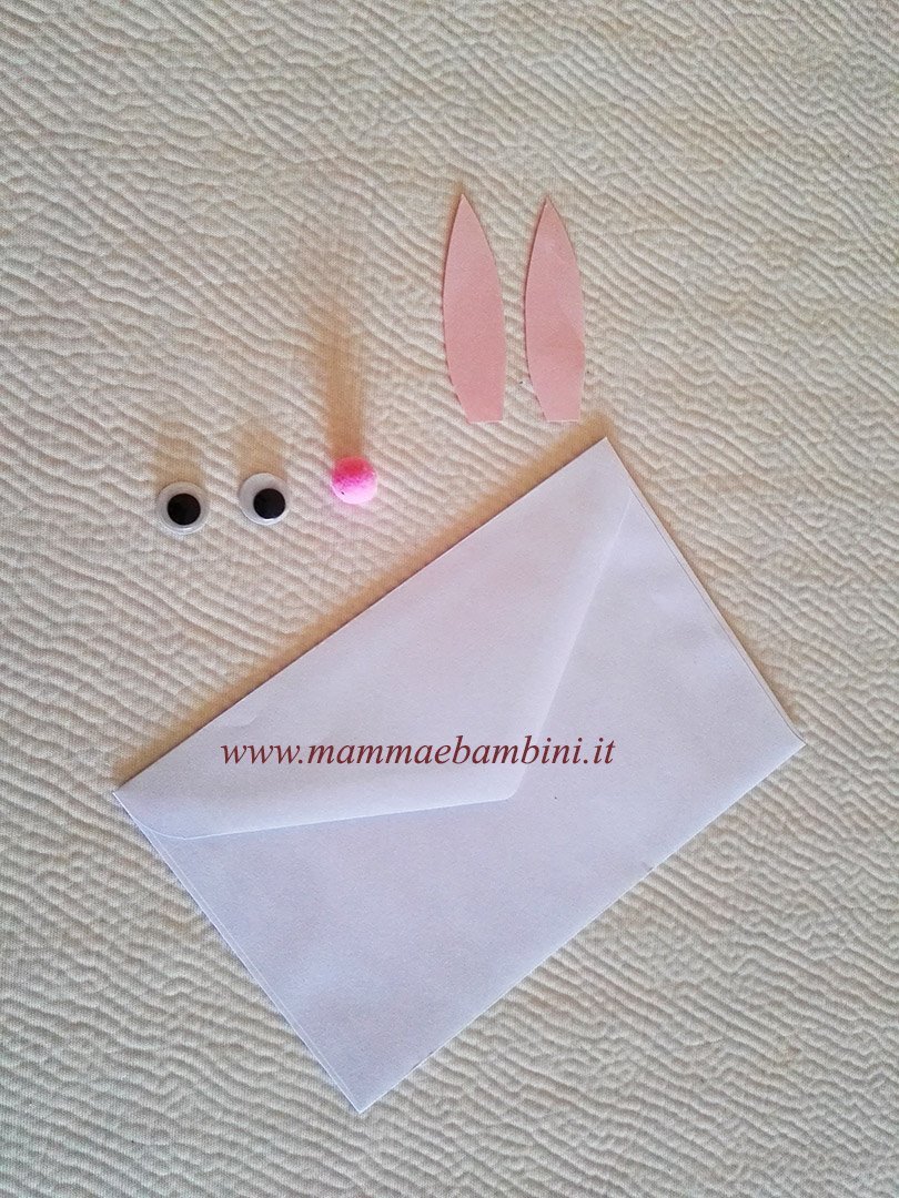 Lavoretto portaovetti con busta da lettere 4 coniglio portaovetti 09