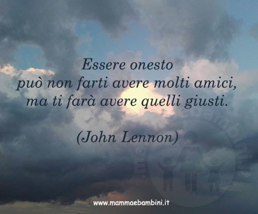 Frasi Natale John Lennon.Frase Del Giorno 15 03 Onesto Mamma E Bambini