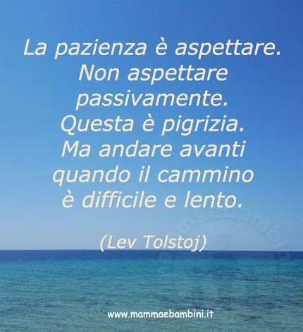 frase pazienza