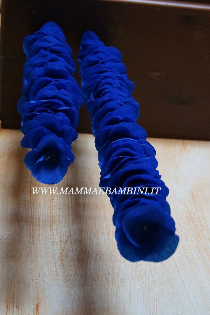 Glicine fiori di carta crespa 1 Glicine fiori di carta crespa