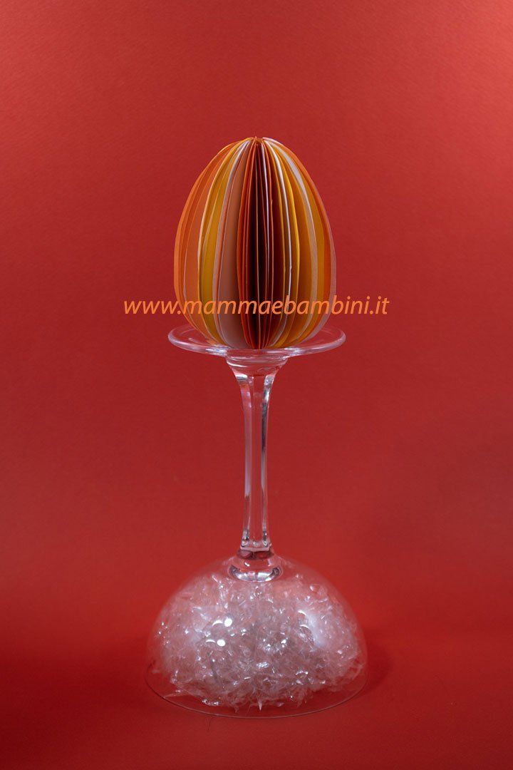 Uova di Pasqua 3D con carta 5 uovo di carta per pasqua 07