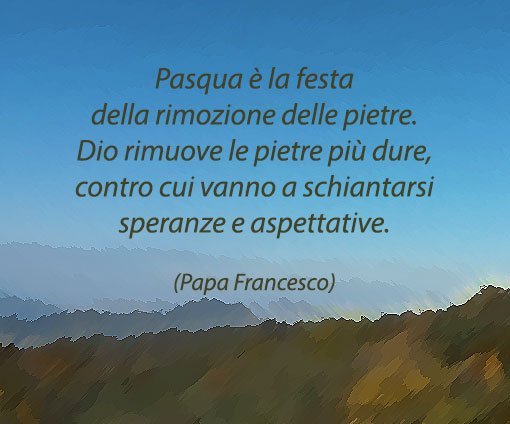 Frase del giorno 21.04 Pasqua