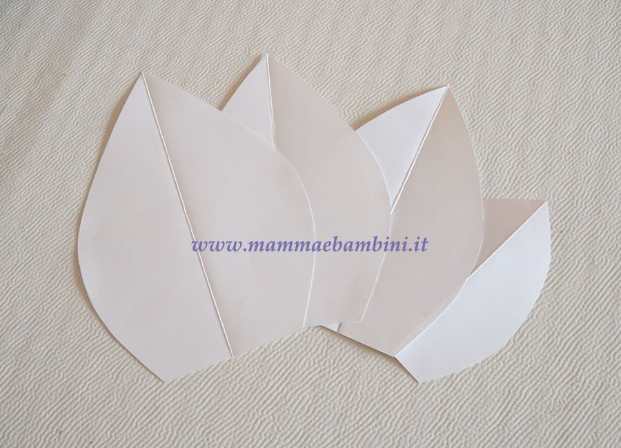 tutorial fiore gigante carta bianco 16