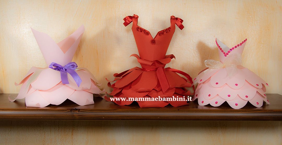 Abito fiore principessa di carta 4 Paper flower dress vestiti di carta 1