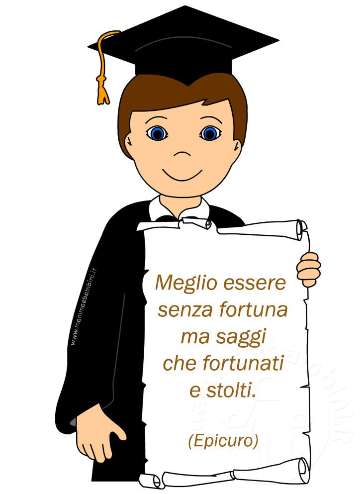 Biglietti per fine anno scolastico con frasi 2 frase essere saggi