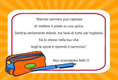 frase saluti fine scuola