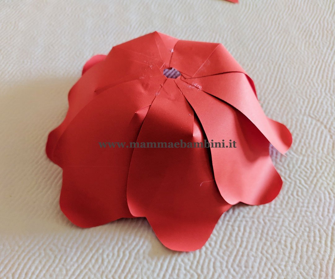 Tutorial abito fiore di carta 6 vestito carta fiore 13