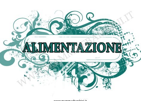 copertina alimentazione