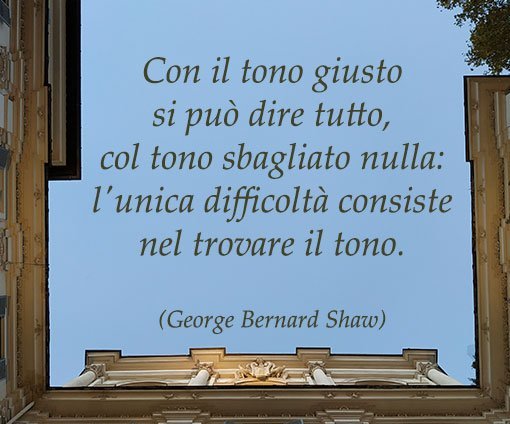 Frase del giorno 30.06 tono giusto