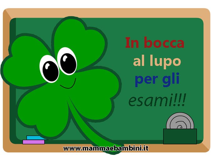 frasi esame in bocca al lupo 1