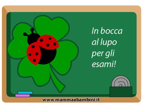 In Bocca Al Lupo Per L'esame